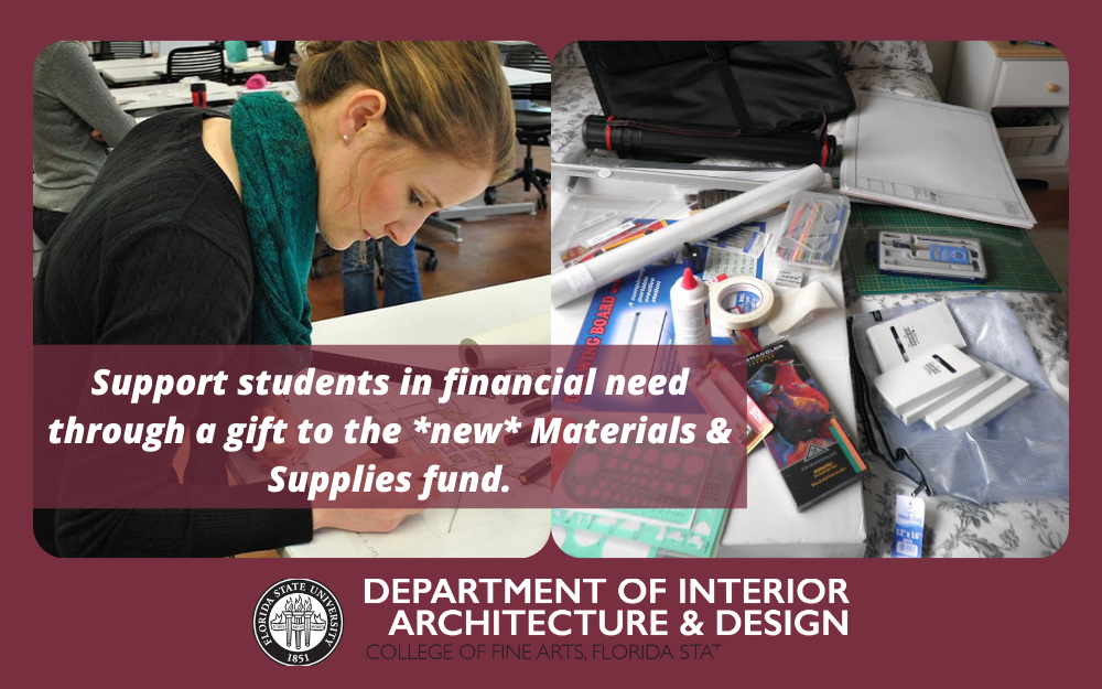 Supply Fund for Interior Design Students in Need